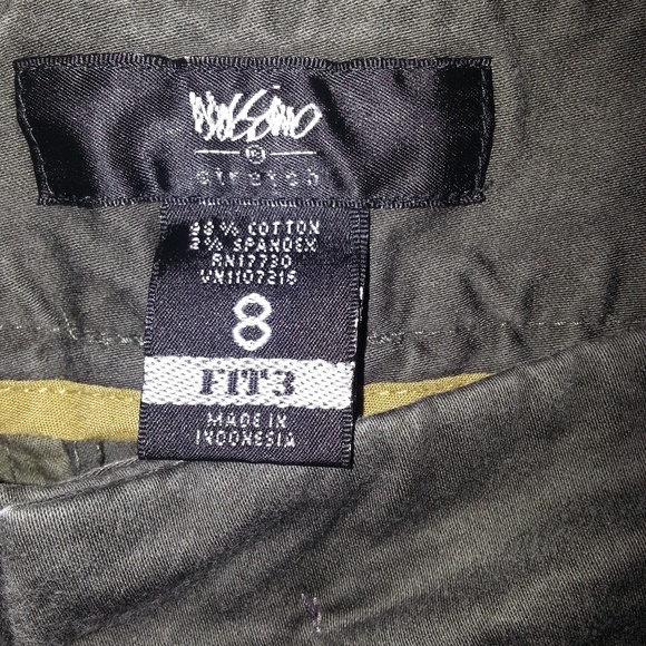 Mossimo size 8 dark military green Capri fit 3 - Picture 3 of 4